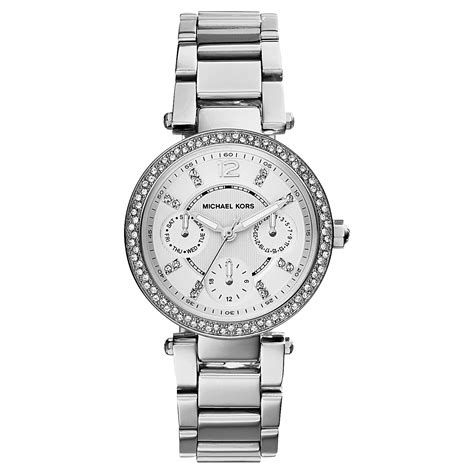 michael kors silvdr watch for women|Michael Kors access watch silver.